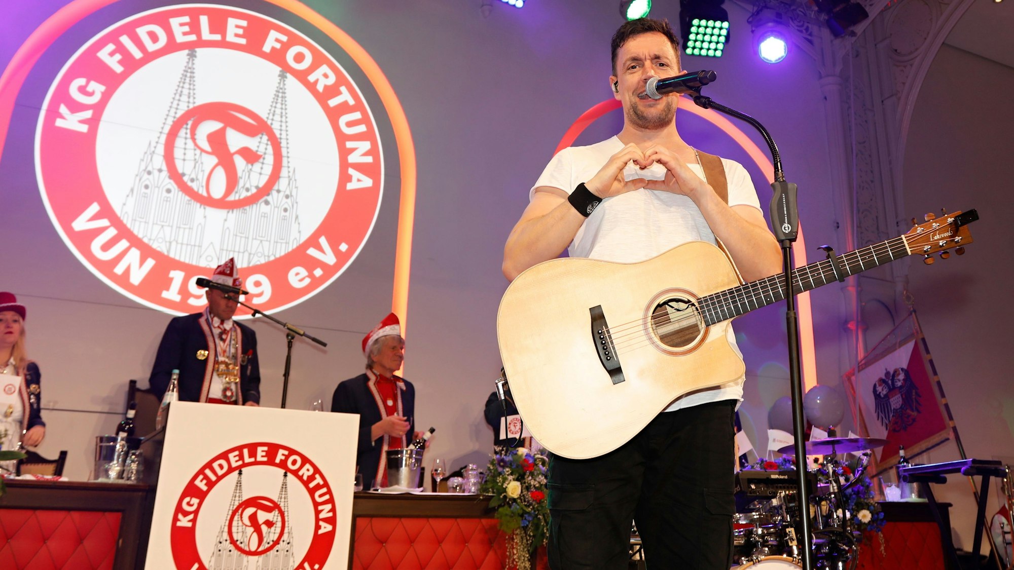 Die Band Fiasko beim Auftritt.