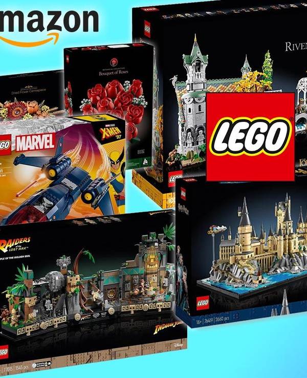 Lego Sets von Lego Botanik Kollektion, Marvel, Indiana Jones, Harry Potter bei Amazon.