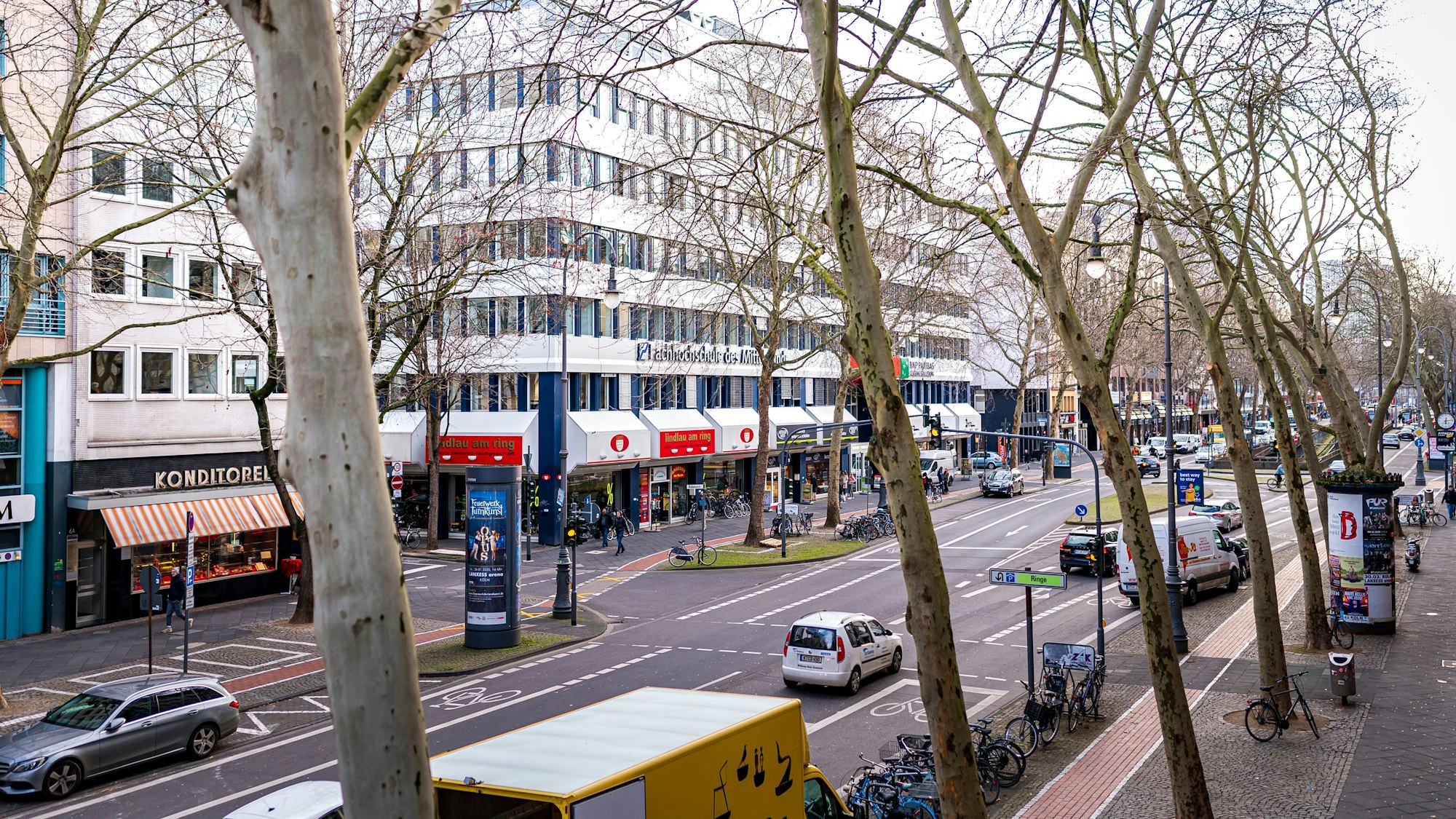 Blick auf den Hohenstaufenring