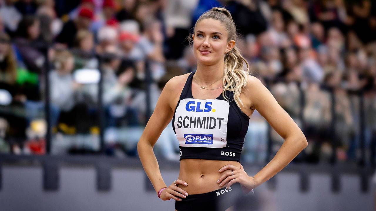 Alica Schmidt vor einem Wettkampf.