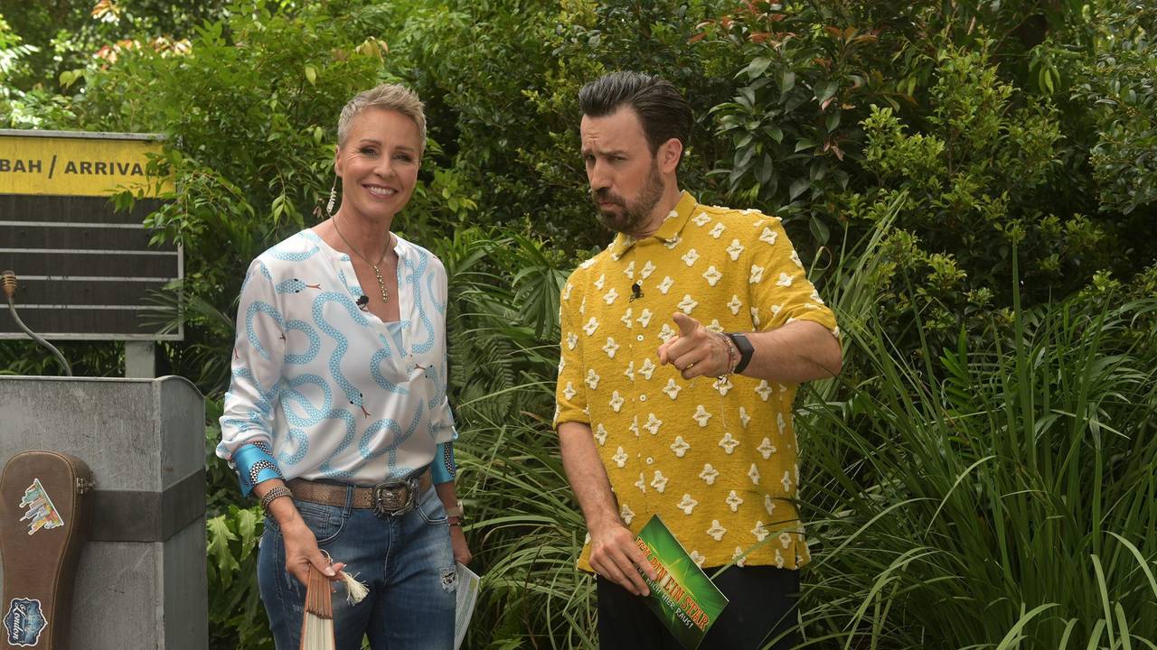 Das Dschungel-Duo Sonja Zietlow und Jan Köppen, hier in einer Sendung vom 19. Januar).