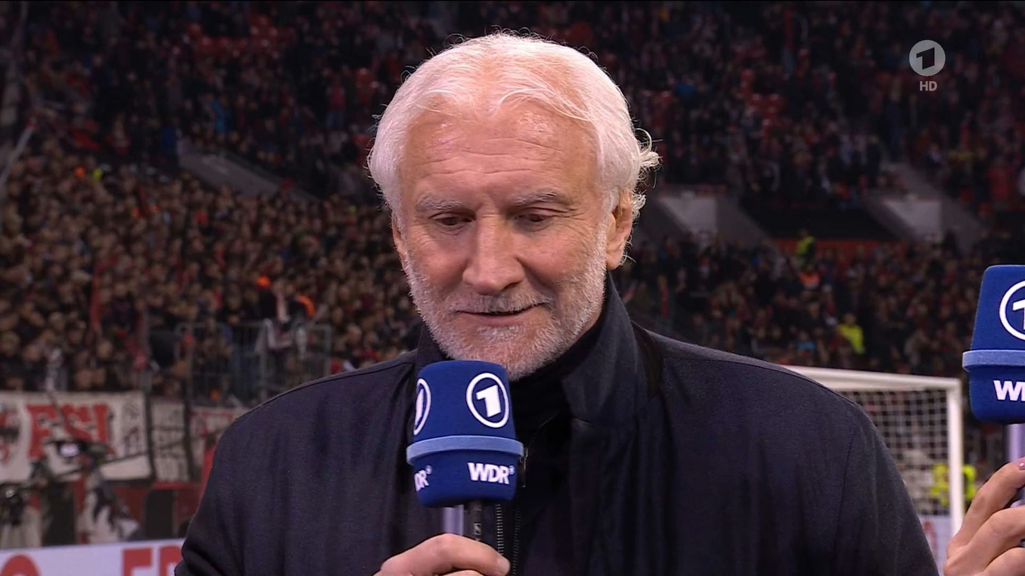 Rudi Völler im ARD-Interview.