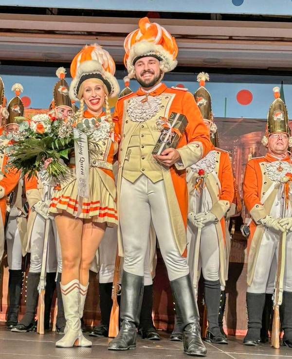Tanzpaar der Nippeser Bürgerwehr, Svenja Klupsch und Niklas Wilske.