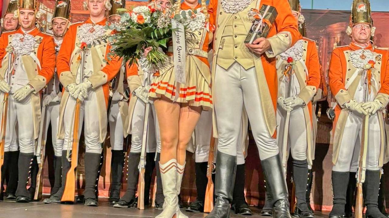 Tanzpaar der Nippeser Bürgerwehr, Svenja Klupsch und Niklas Wilske.