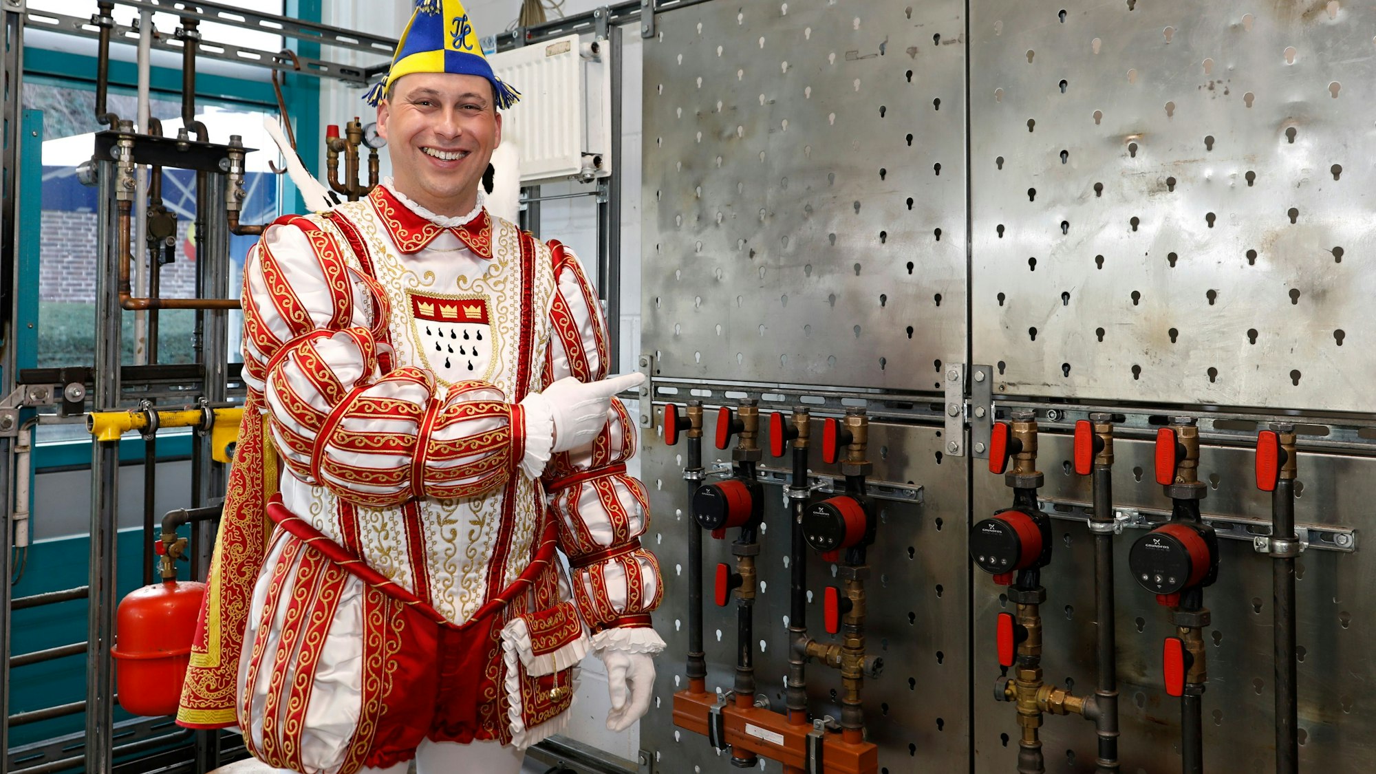 Prinz Sascha bei der Innung.