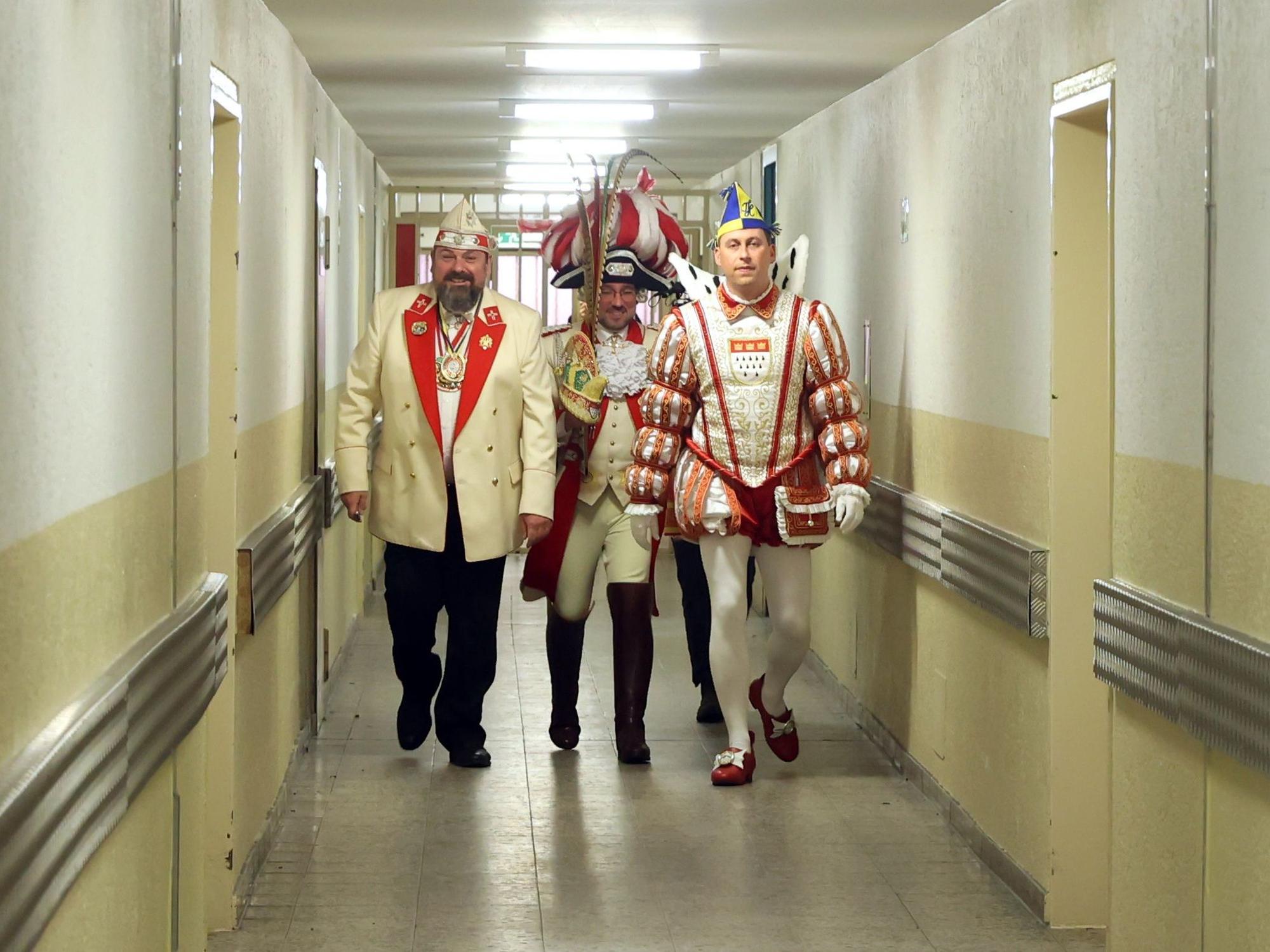 Karnevalssitzung in der JVA Köln:
Prinz Sascha.