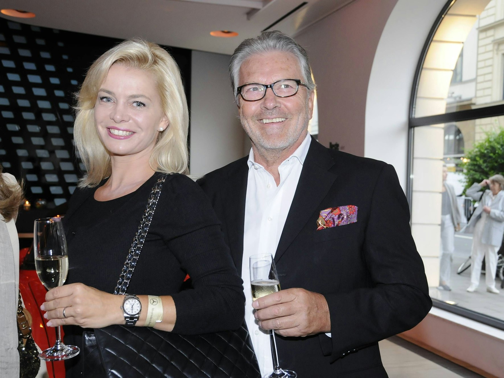 Sarah Hallhuber und Klaus Hallhuber auf einer Veranstaltung im Jahr 2010.