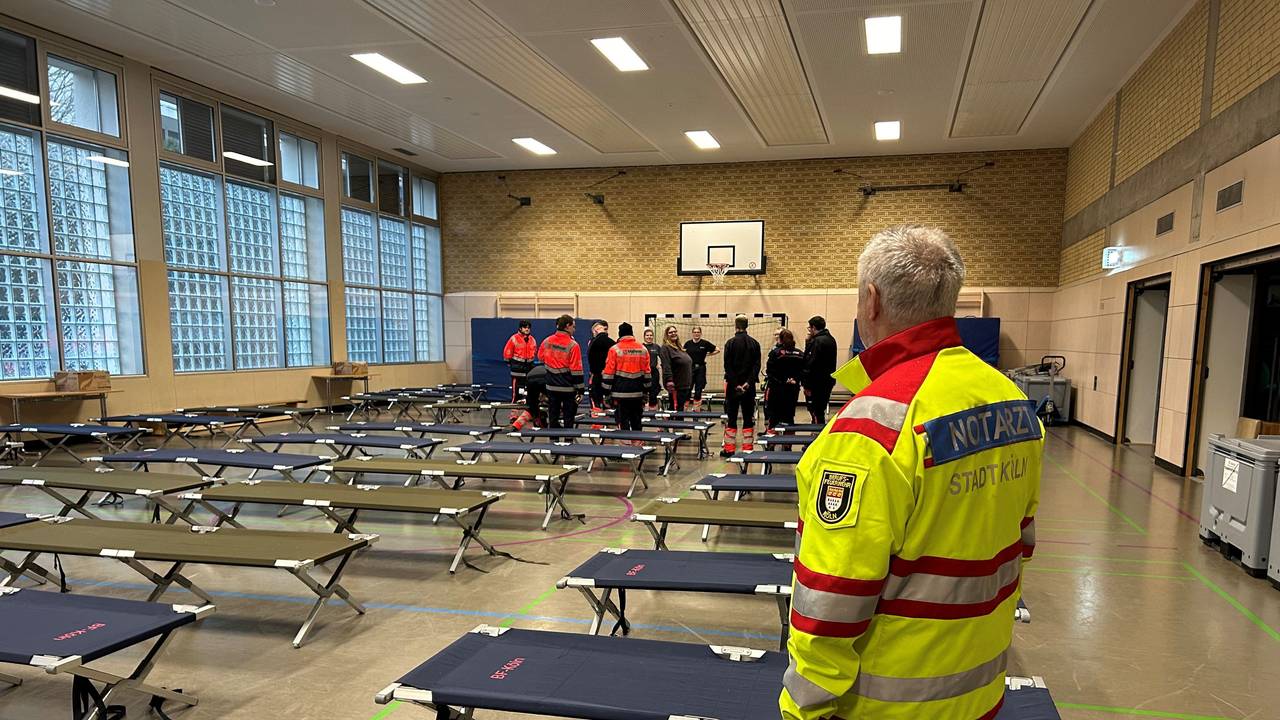 Notarzt im Notfallzentrum.