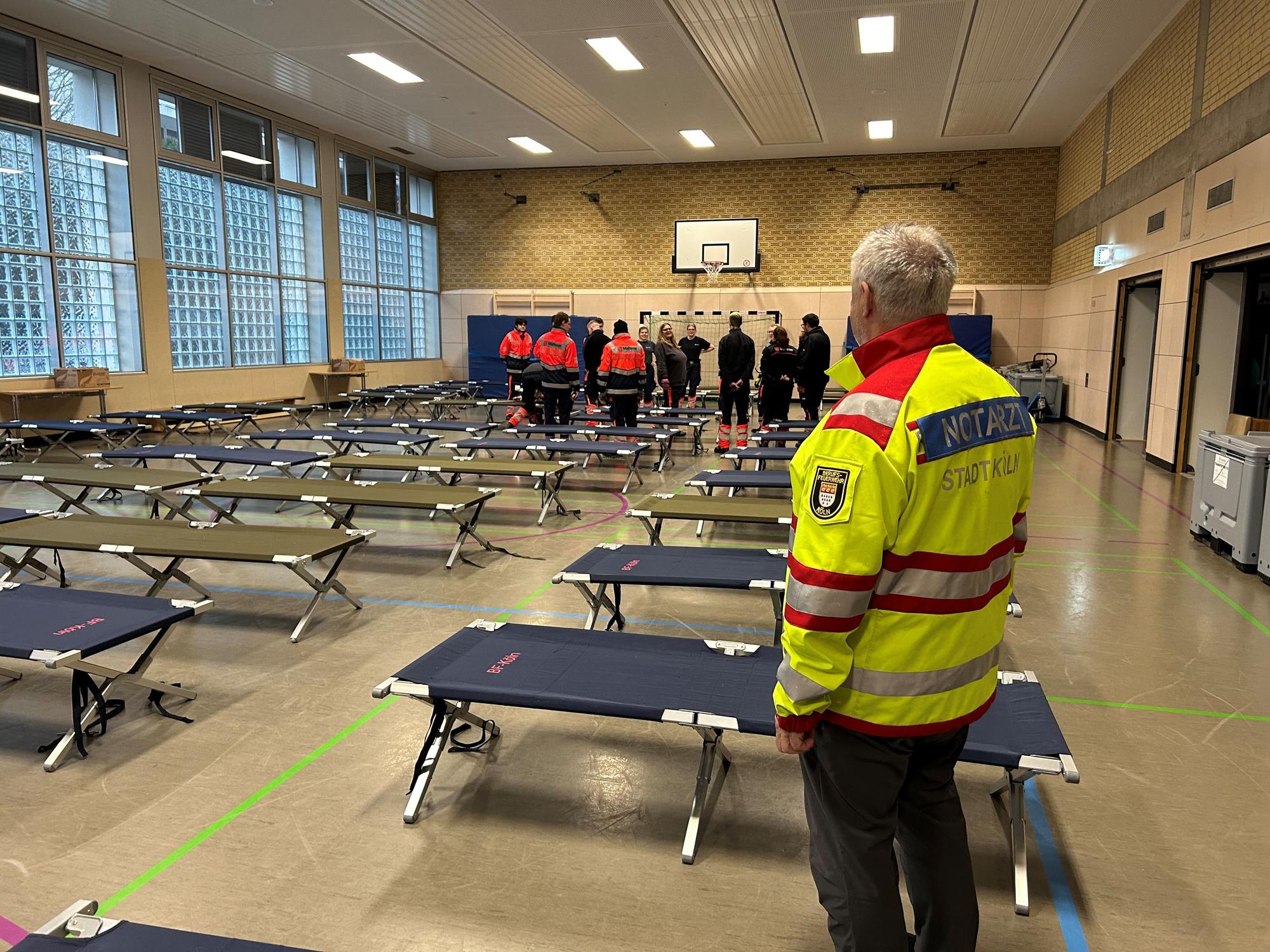 Notarzt im Notfallzentrum.