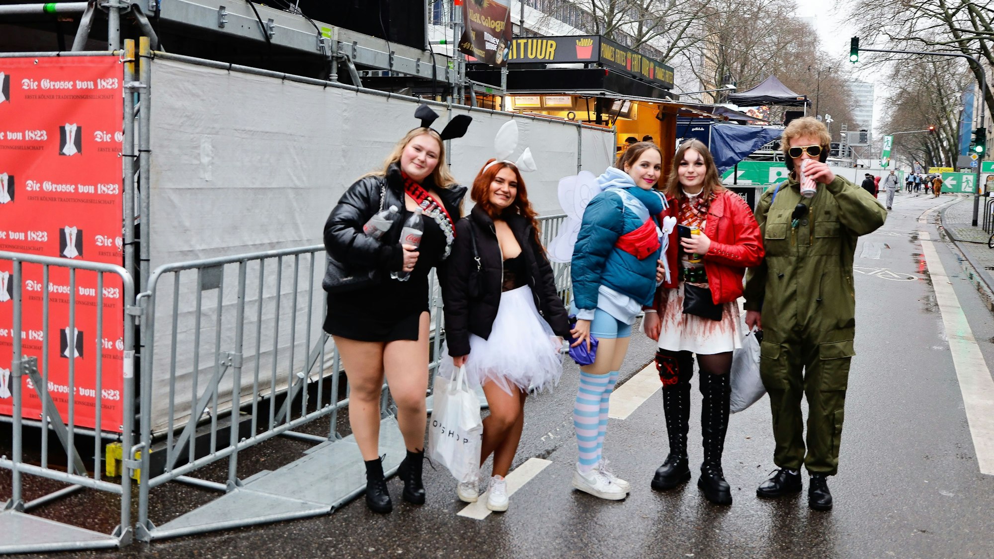 Hohenstaufenring an Weiberfastnacht.