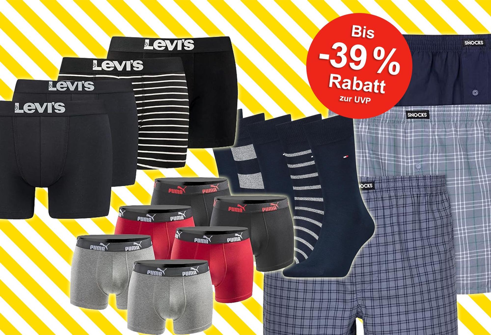 Boxershorts und Socken Sale bei Amazon