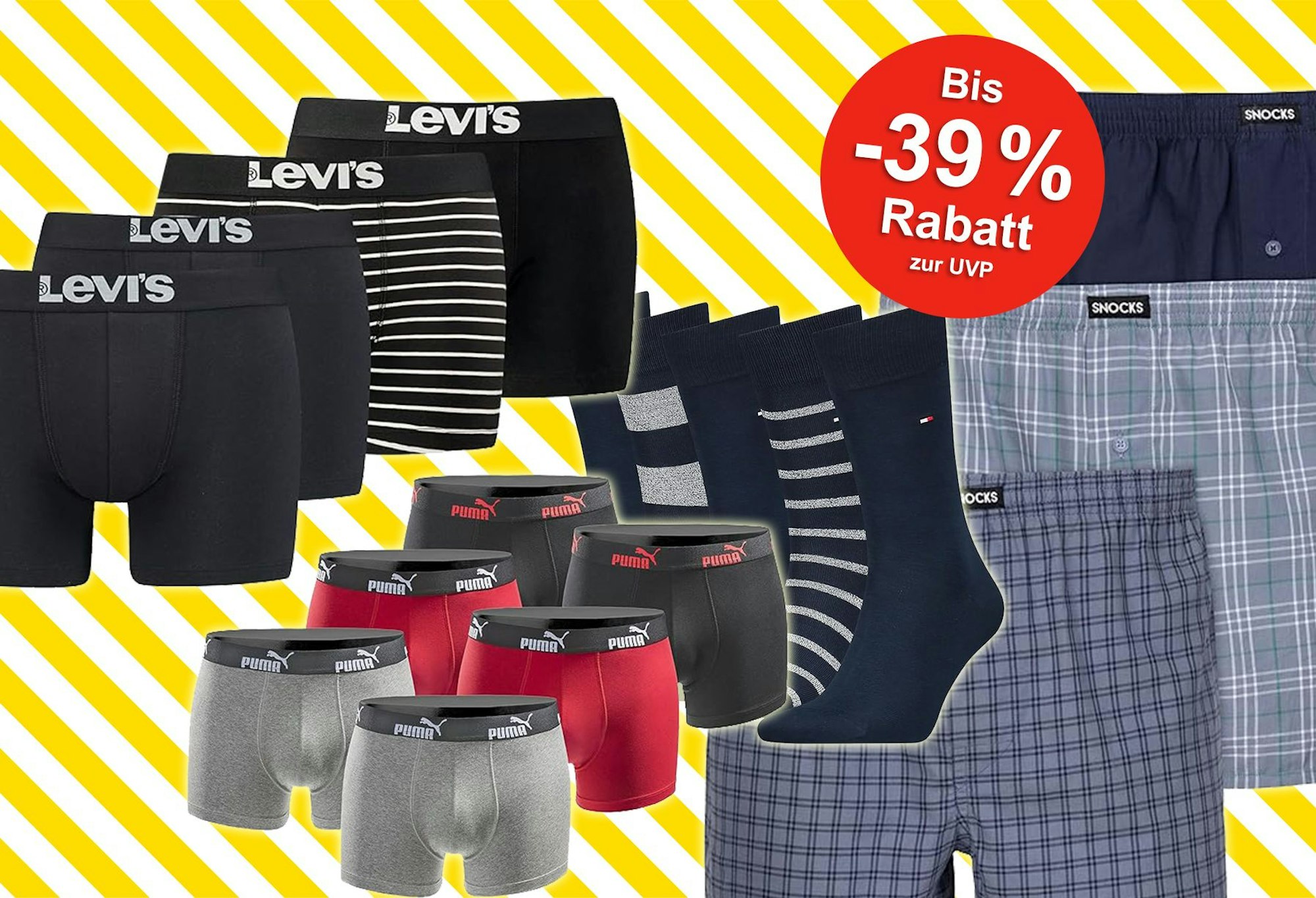 Boxershorts und Socken Sale bei Amazon