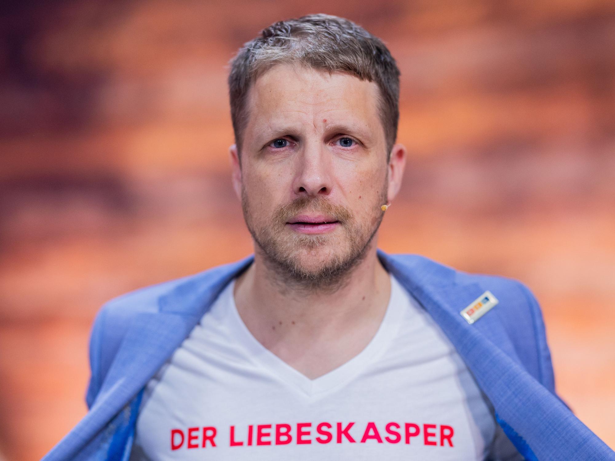 Oliver Pocher, Moderator, nimmt am RTL-„Spendenmarathon“ 2023 teil.