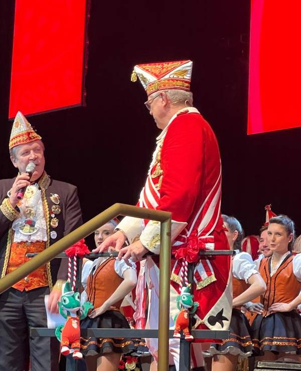 Ehrung für Heinz-Günther Hunold.