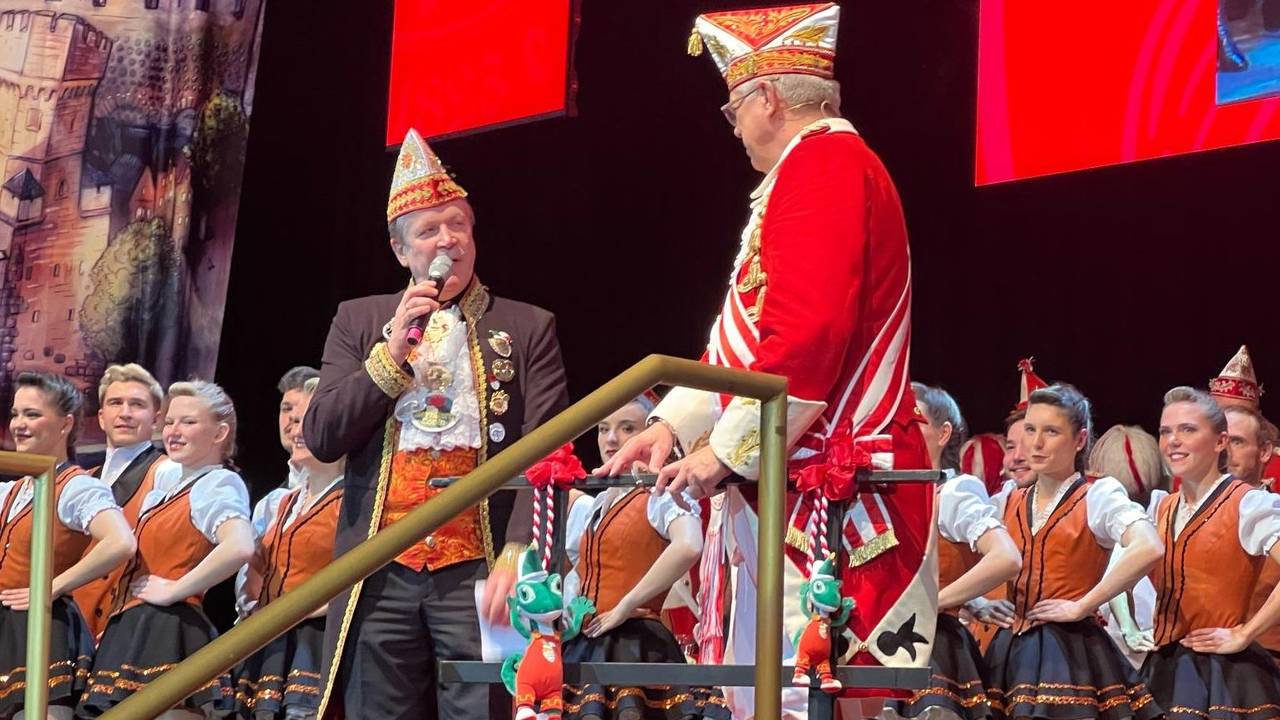 Ehrung für Heinz-Günther Hunold.