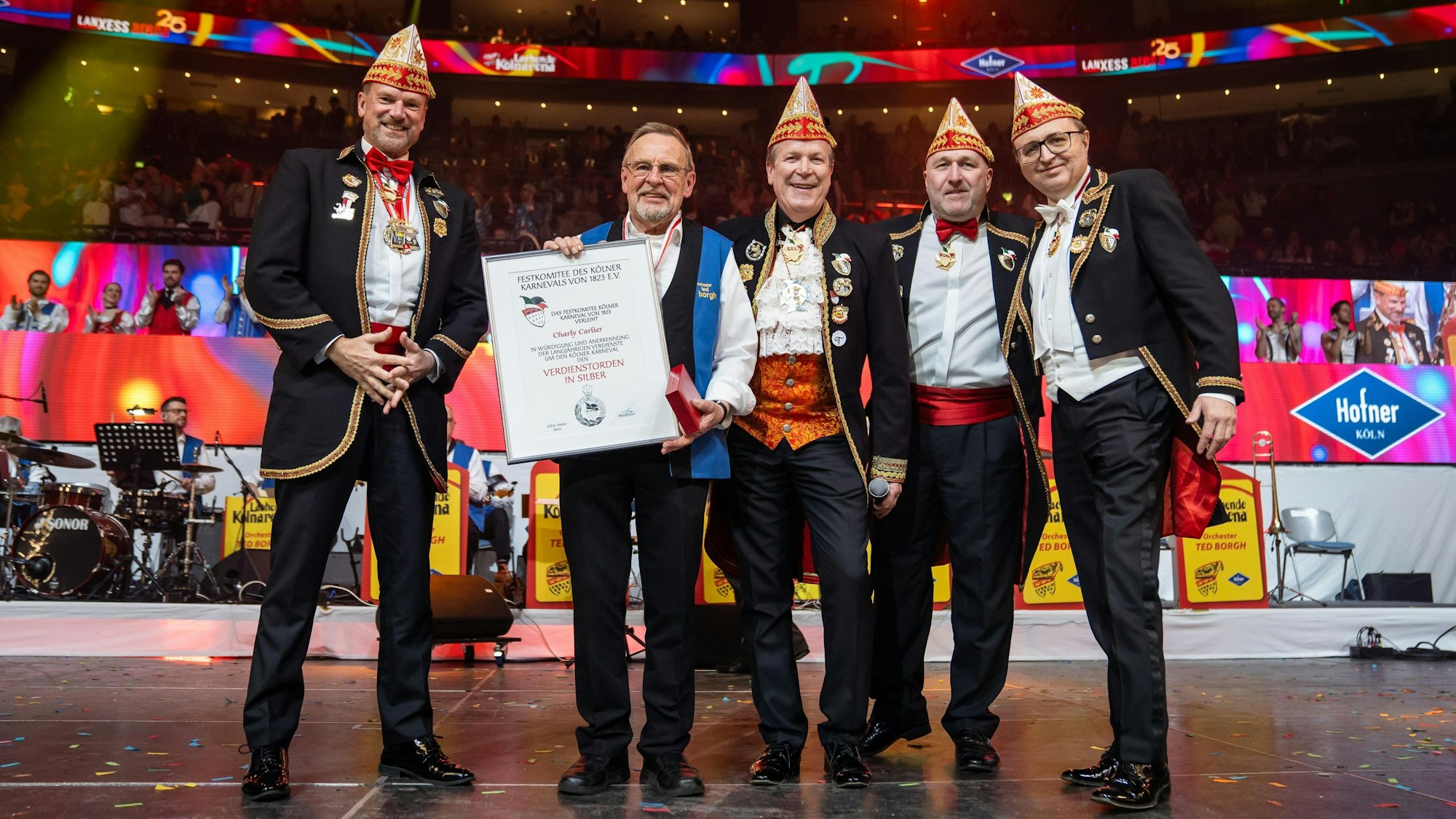 Ehrung in der Lanxess-Arena.