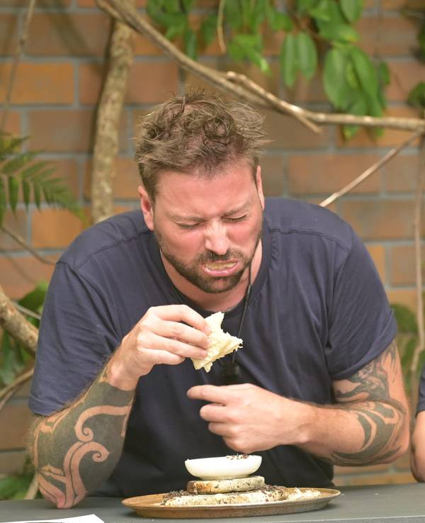 RTL-Schauspieler Felix von Jascheroff im Januar bei der Dschungelprüfung „Bahres Für Gares“.