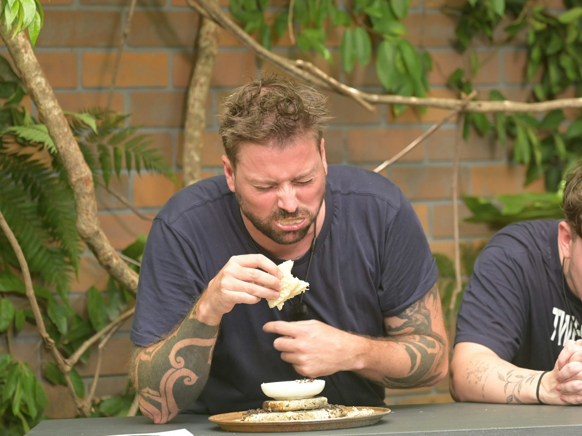 RTL-Schauspieler Felix von Jascheroff im Januar bei der Dschungelprüfung „Bahres Für Gares“.