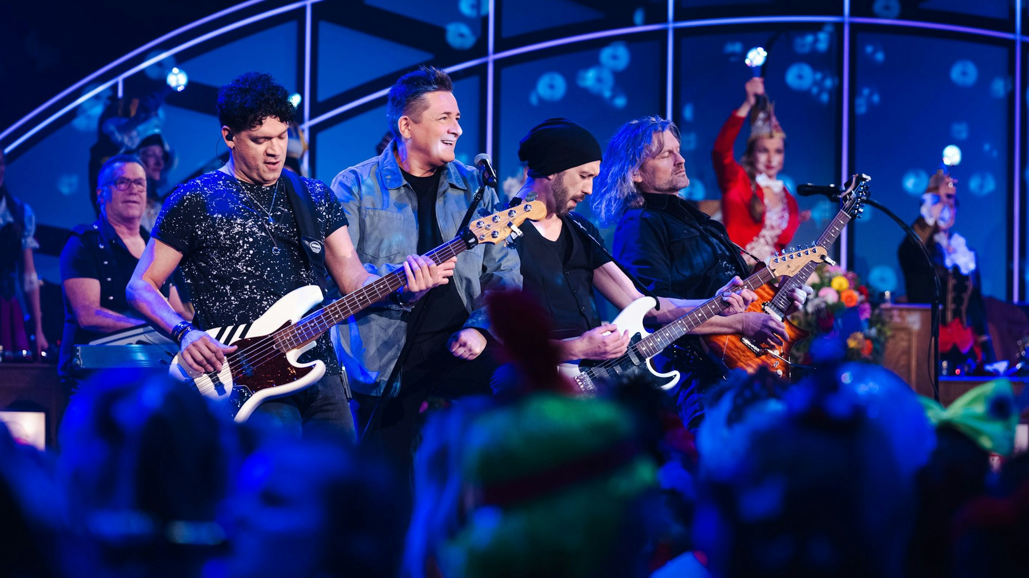 Musikgruppe Domstürmer im ZDF.