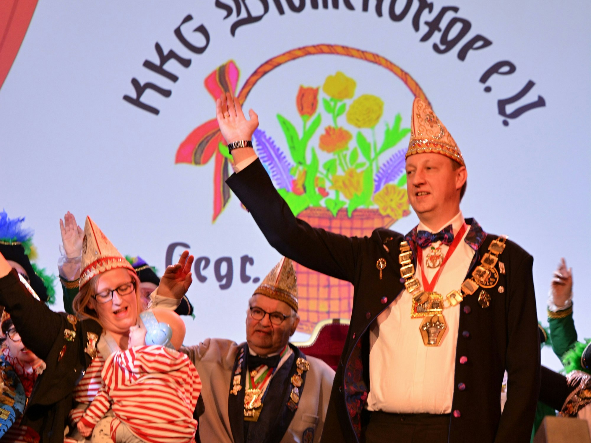 KKG Blomekörfge mit Volker Hochfeld.