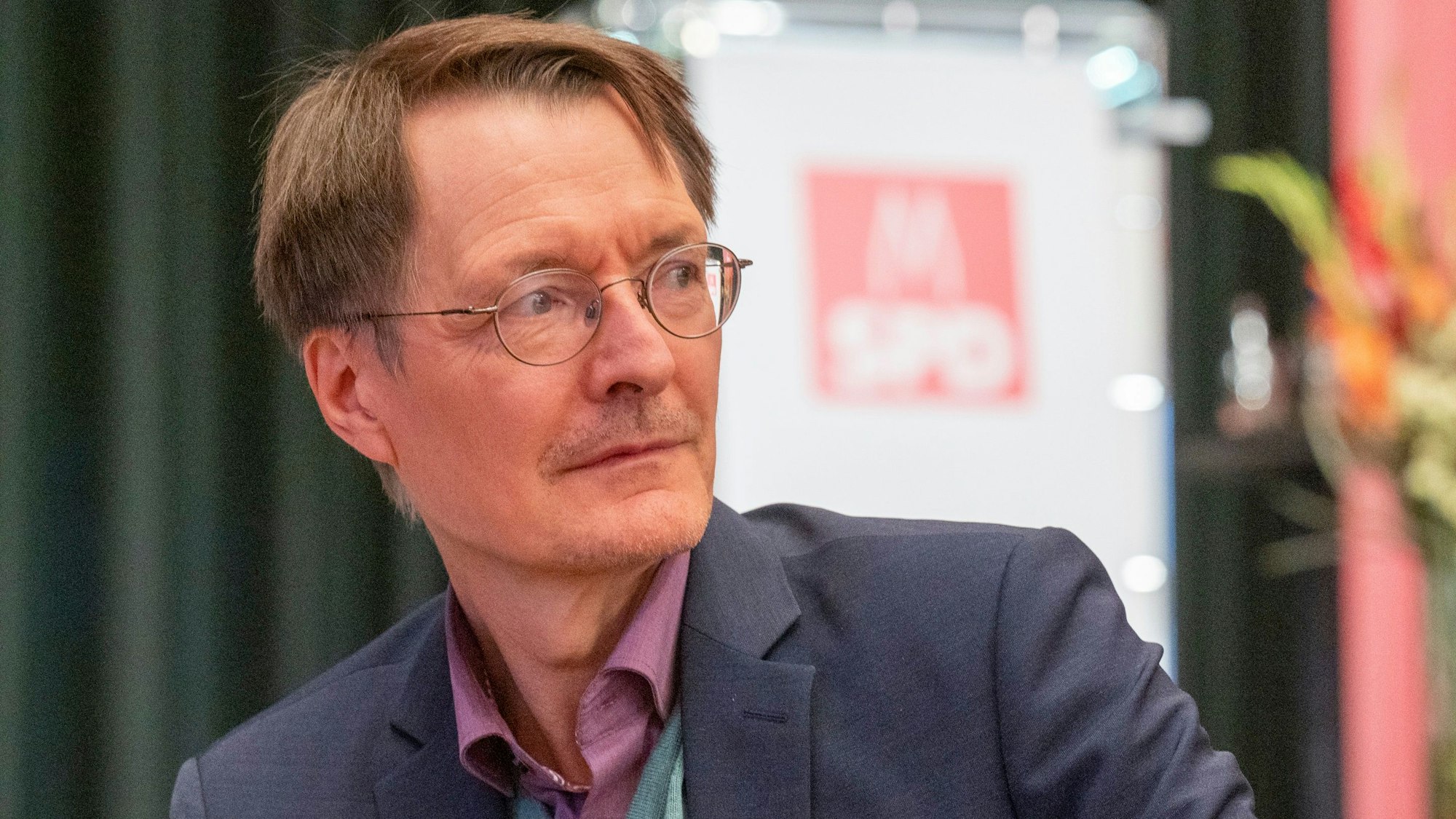 Karl Lauterbach beim Kölner SPD-Parteitag