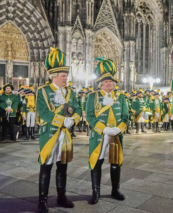 Hans-Georg Haumann mit Curt Rehfus und Hajo Jennes.