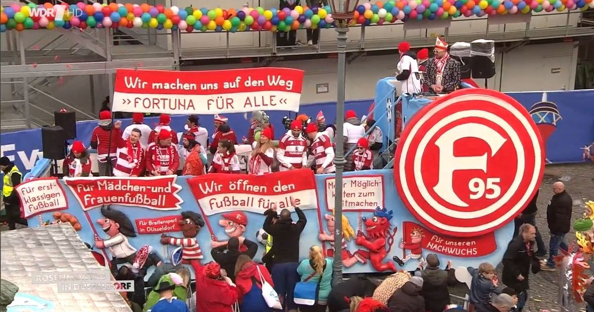 „Wir fahren nach Berlin“: Fortuna-Stars beim Rosenmontagszug | Express