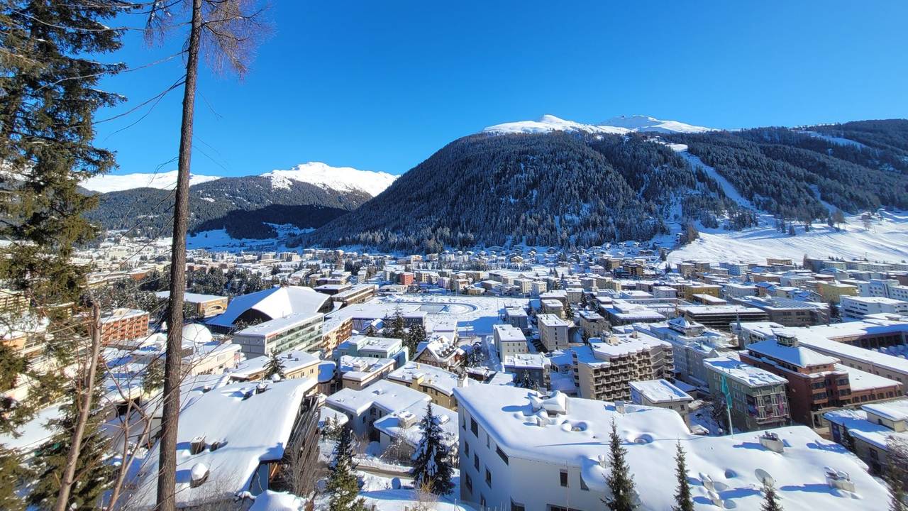 Davos im Januar 2024