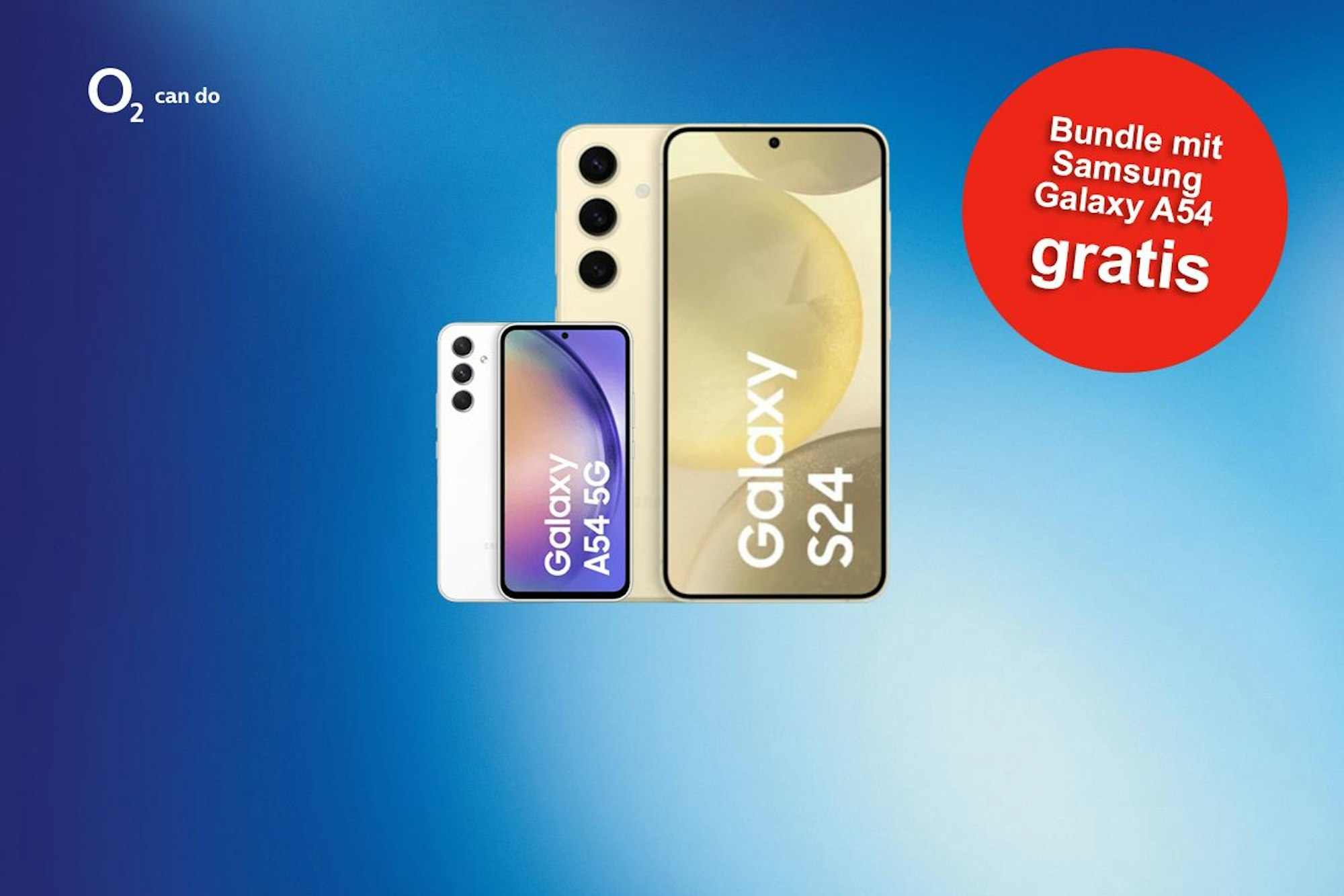 o2 Lovedeal Angebot mit Samsung Galaxy S24 und Samsung Galaxy A54
