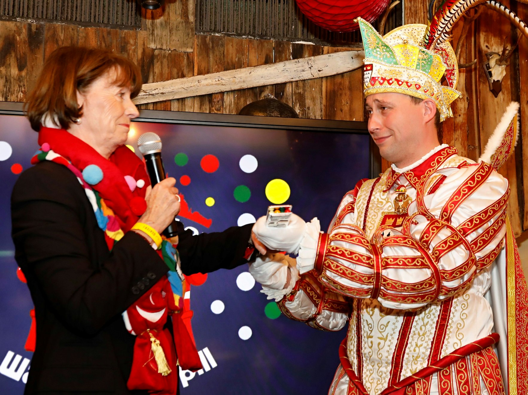 Prinz Sascha und Henriette Reker.