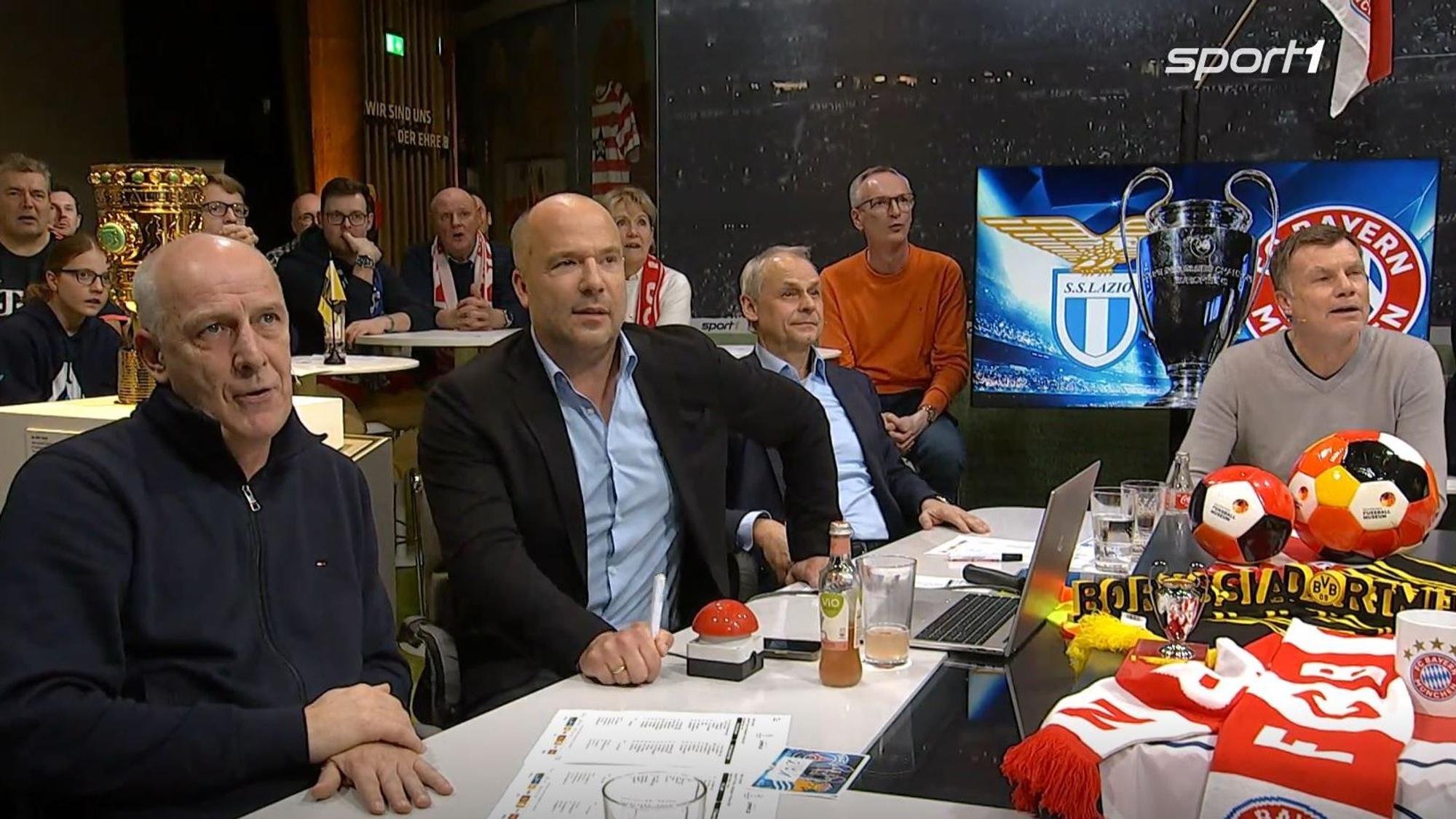 Mario Basler (l.) im „Fantalk“ von Sport1.
