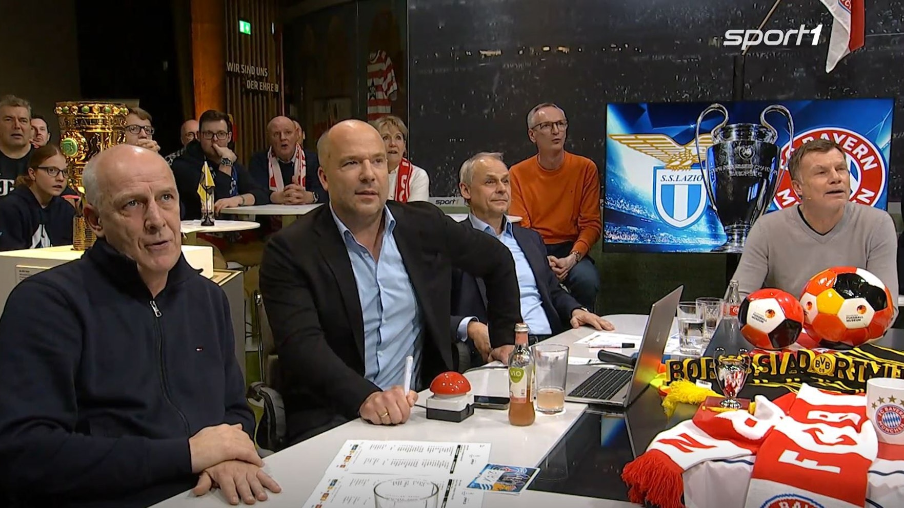 Mario Basler (l.) im „Fantalk“ von Sport1.