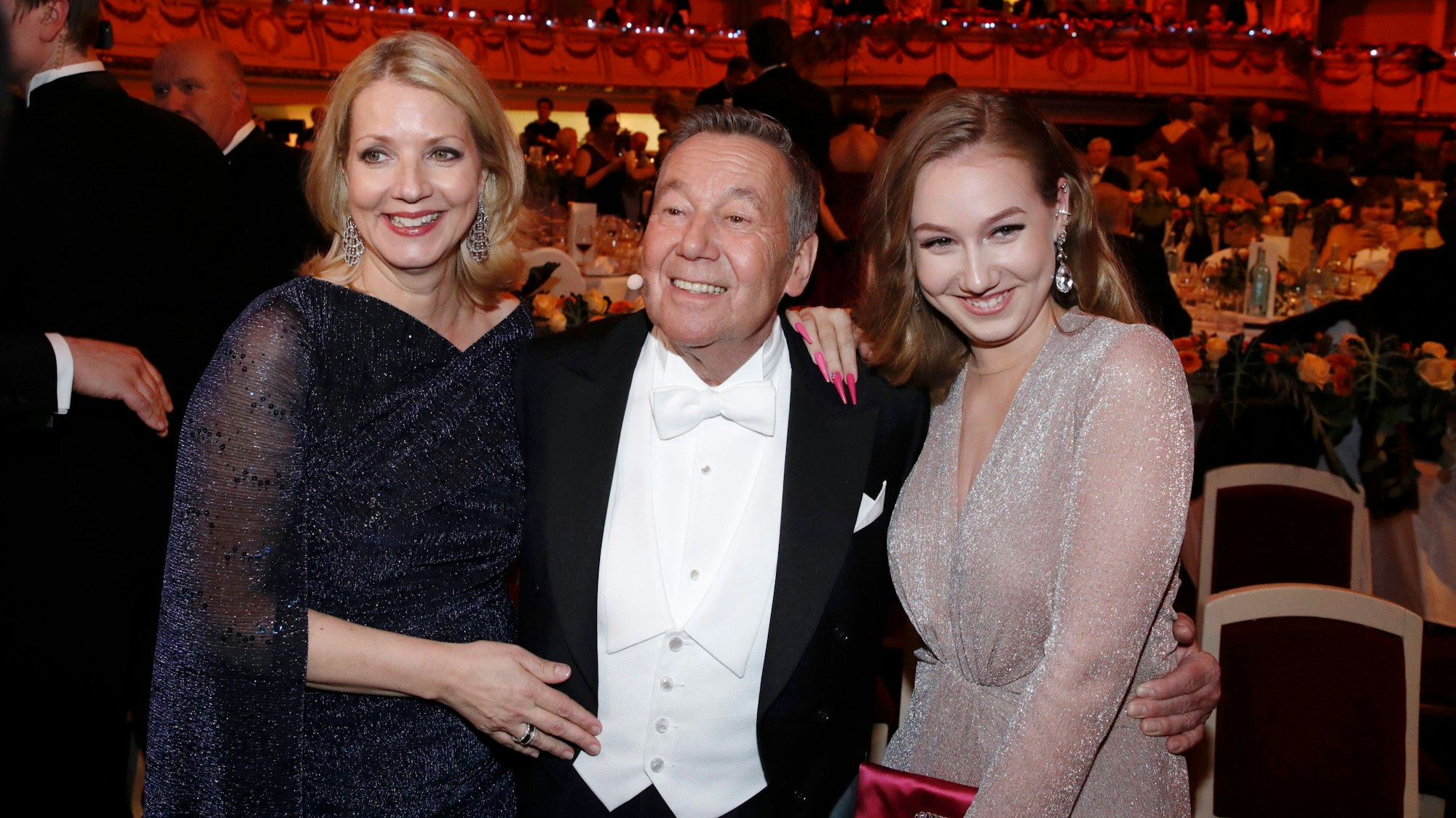 Roland Kaiser mit Frau Silvia und Tochter Annalena.