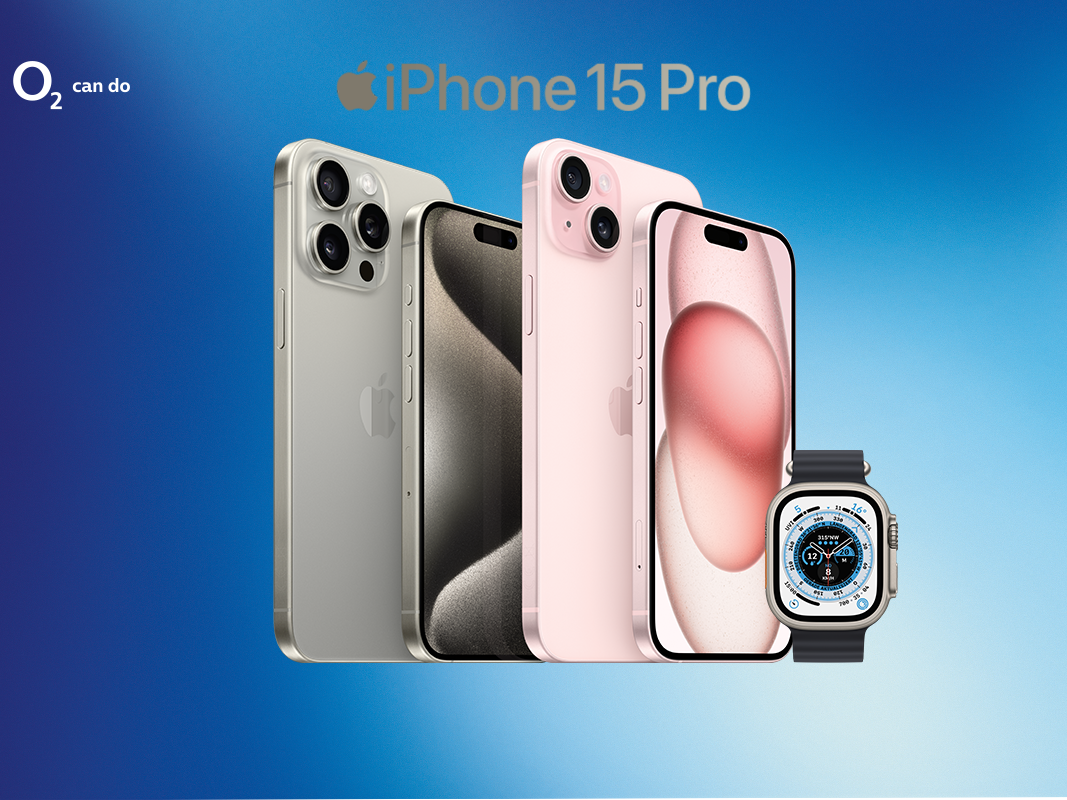 o2 Bundle: iPhone 15 und Apple Watch Ultra 2 für 1€