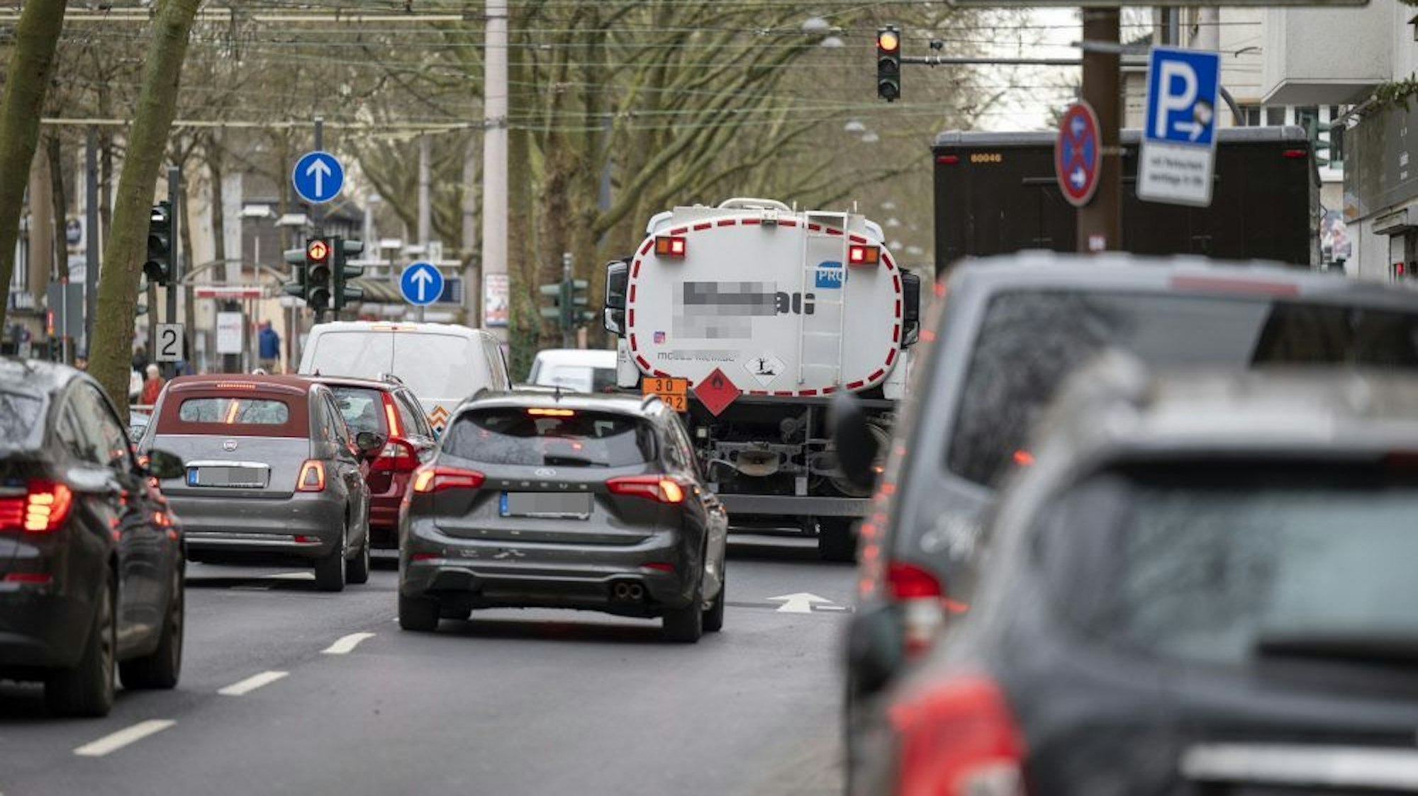 Die Luxemburger Straße in Köln