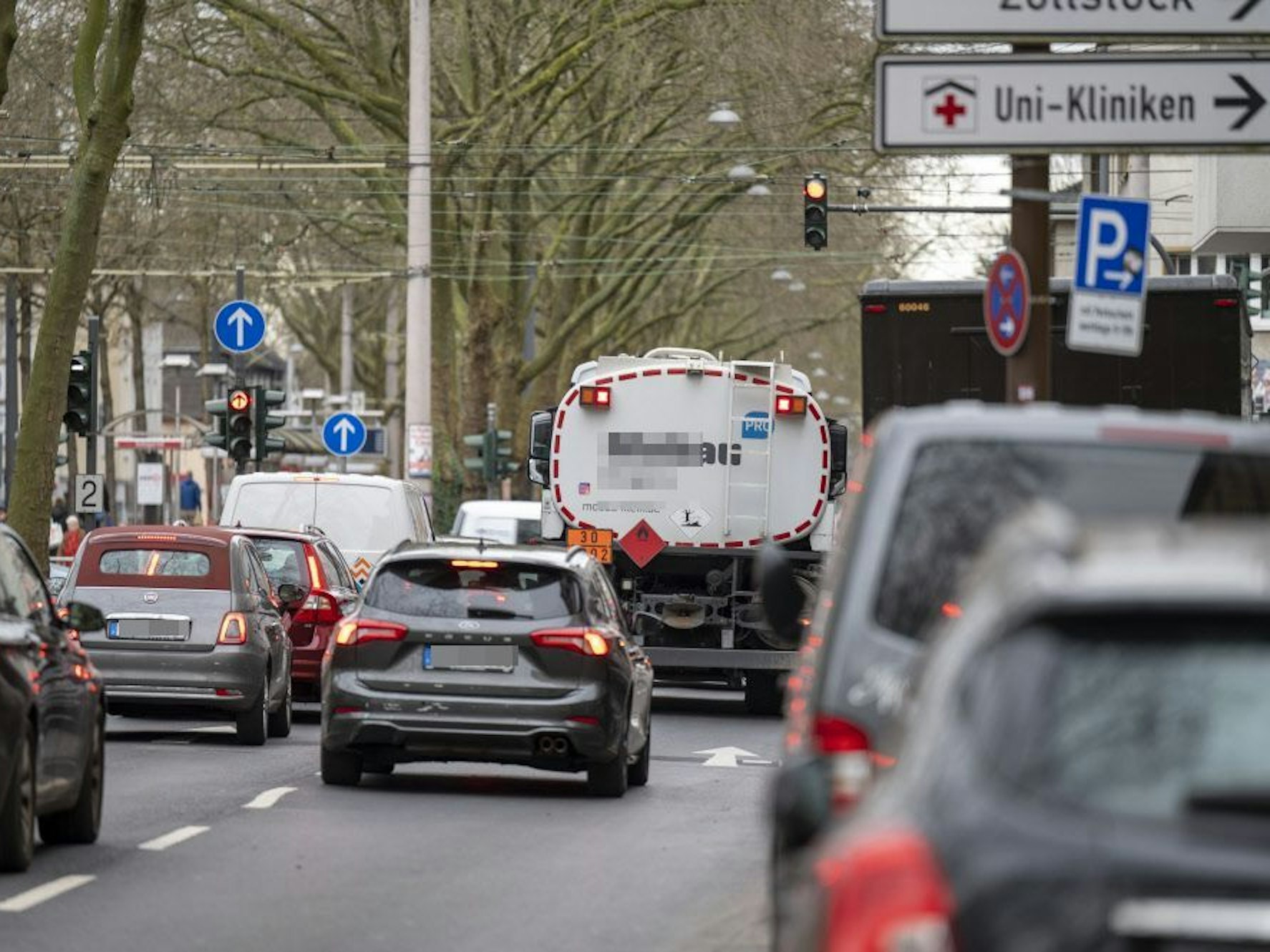 Die Luxemburger Straße in Köln.
