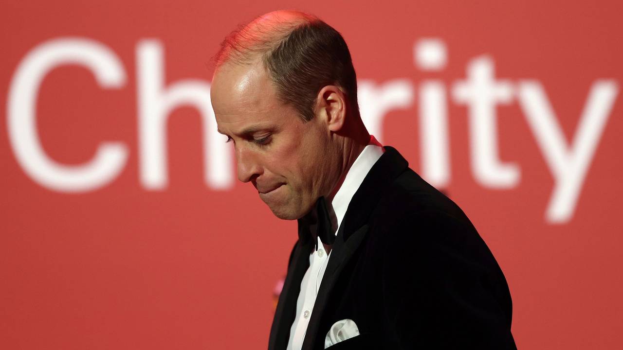 07.02.2024, Großbritannien, London: William, Prinz von Wales und Schirmherr der London's Air Ambulance Charity, hält eine Rede beim Gala-Dinner der London's Air Ambulance Charity.