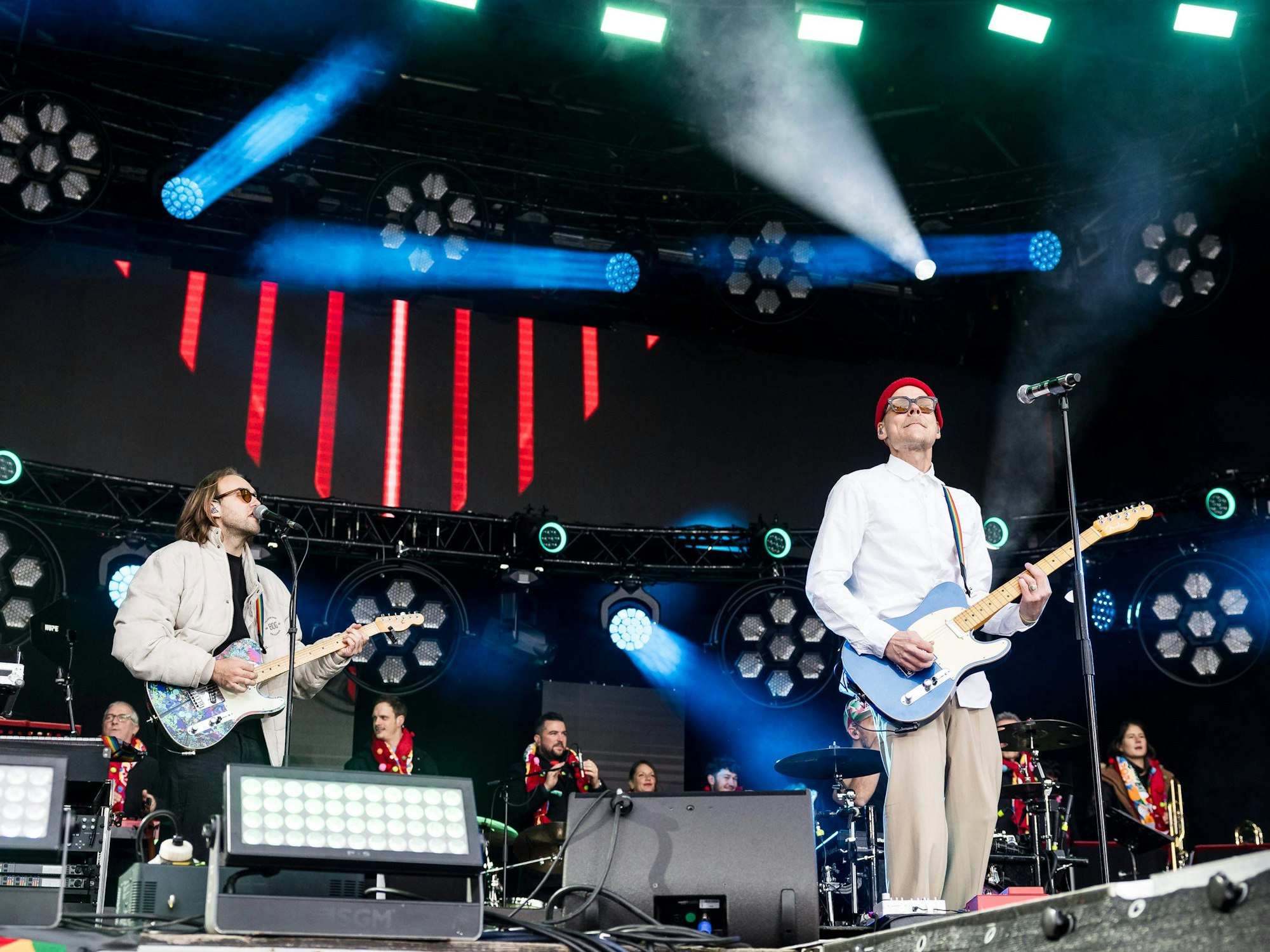 Cat Ballou bei einem Auftritt in Köln.