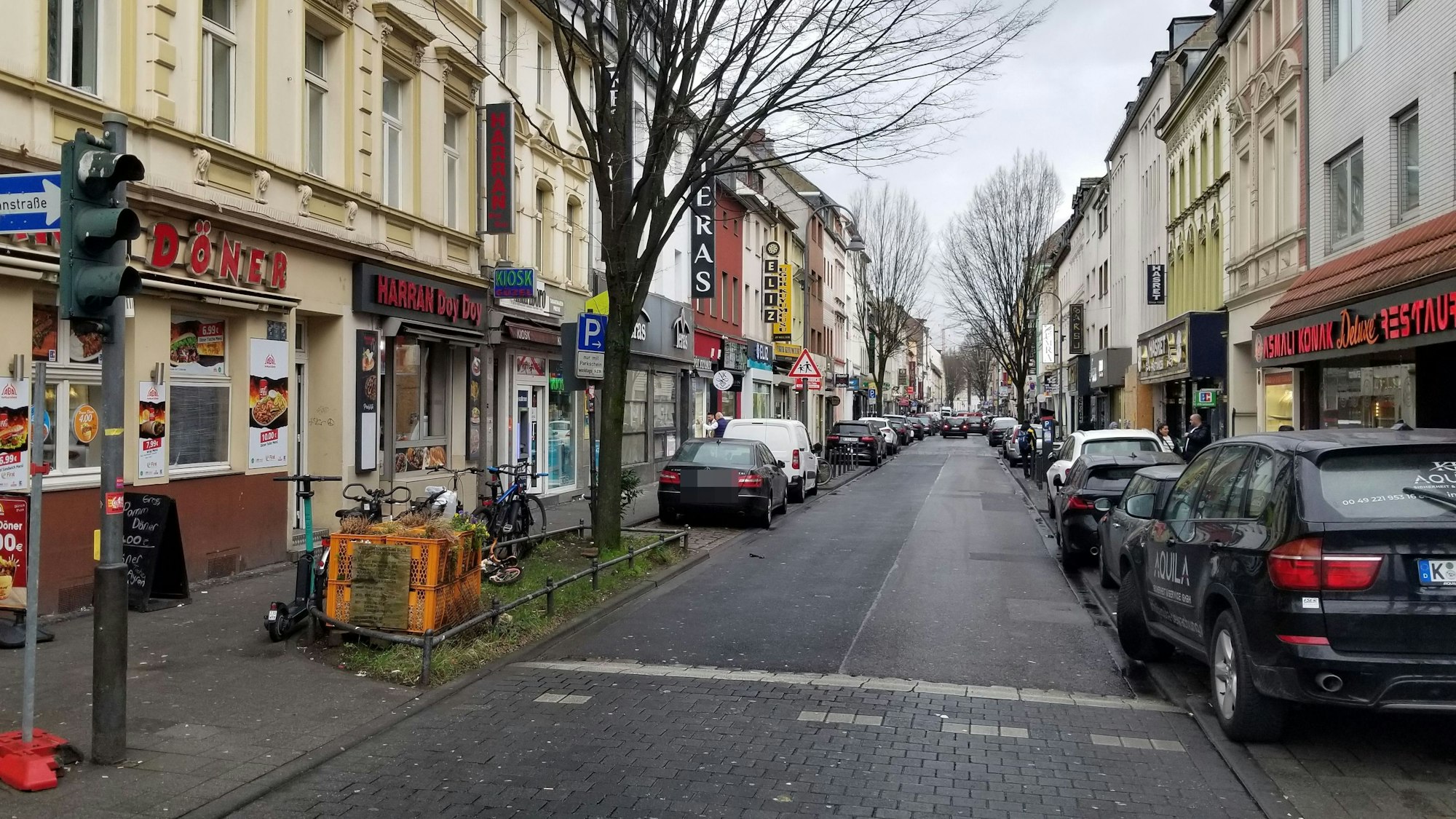 Blick in die Keupstraße in Köln-Mülheim.