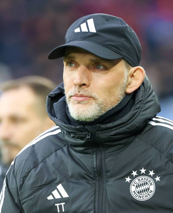 Thomas Tuchel am Seitenrand beim Achtelfinal-Hinspiel der Champions League bei Lazio Rom.