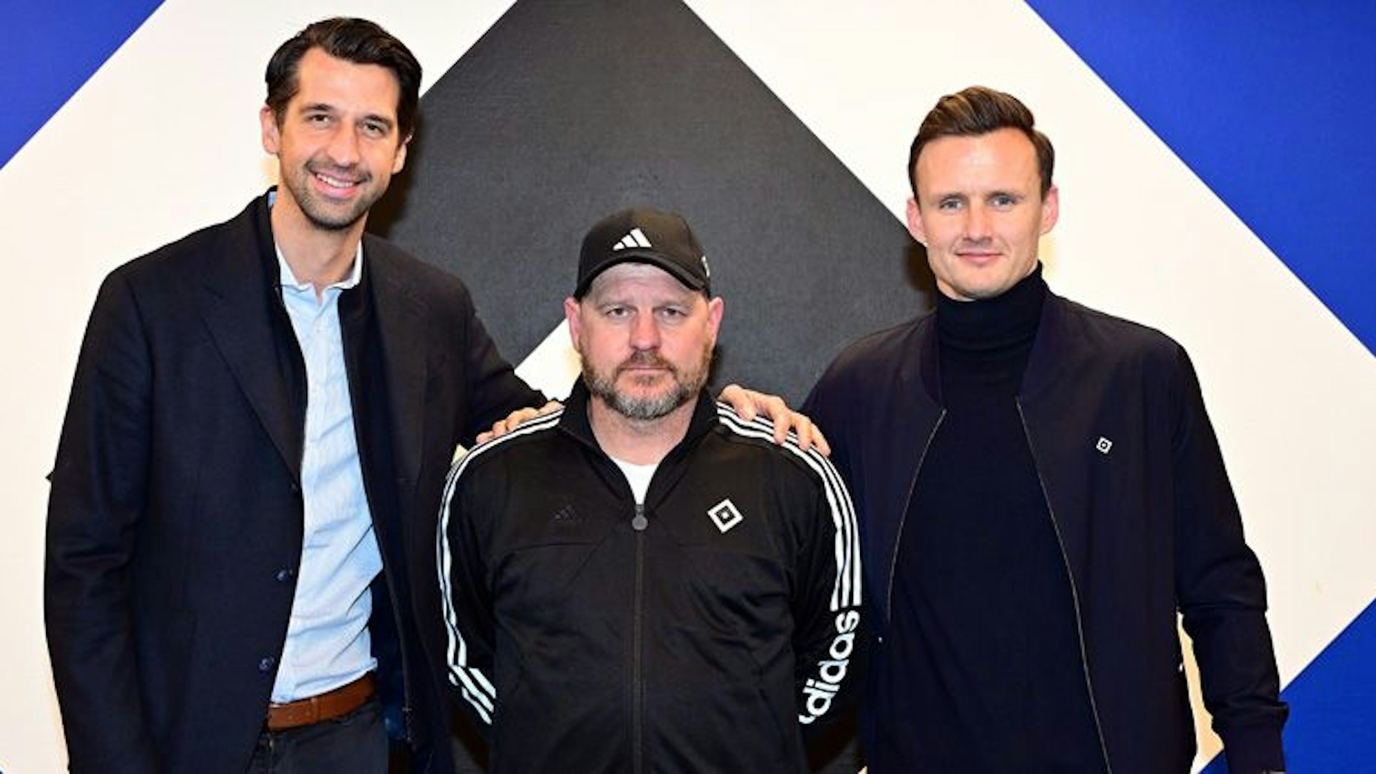 Steffen Baumgart bei seiner Vorstellung als neuer Trainer des Hamburger SV.