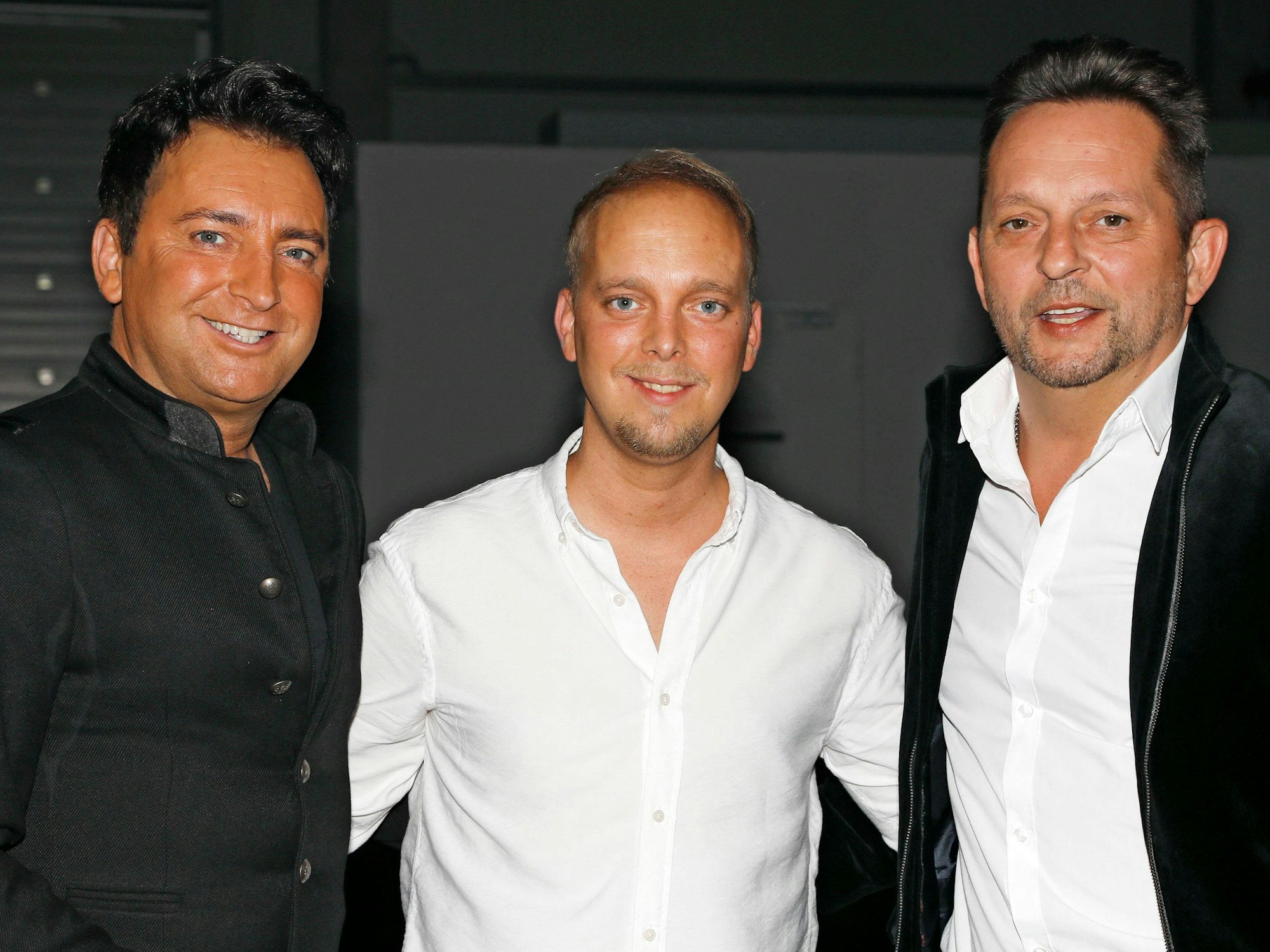 Freddy März und Martin Hein von Fantasy mit Sandro bei einer Veranstaltung in Löbau am 22. Januar 2022