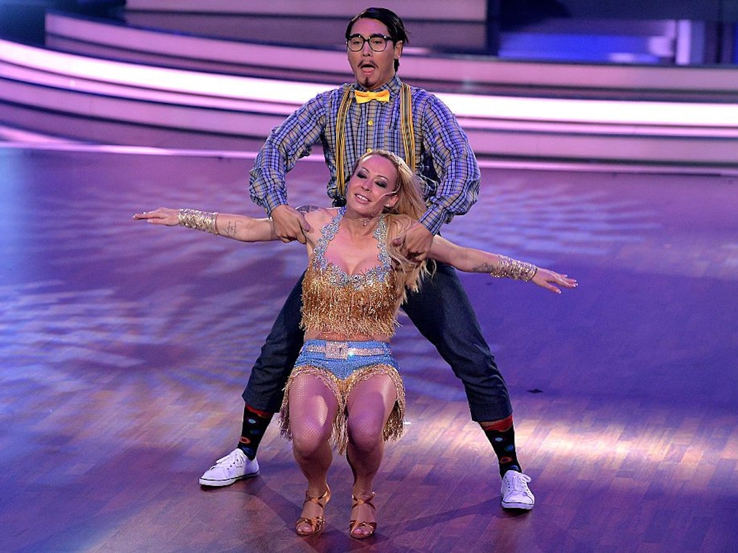 Cora Schumacher und Erich Klann am 20. März 2015 bei "Let's Dance" in Köln.