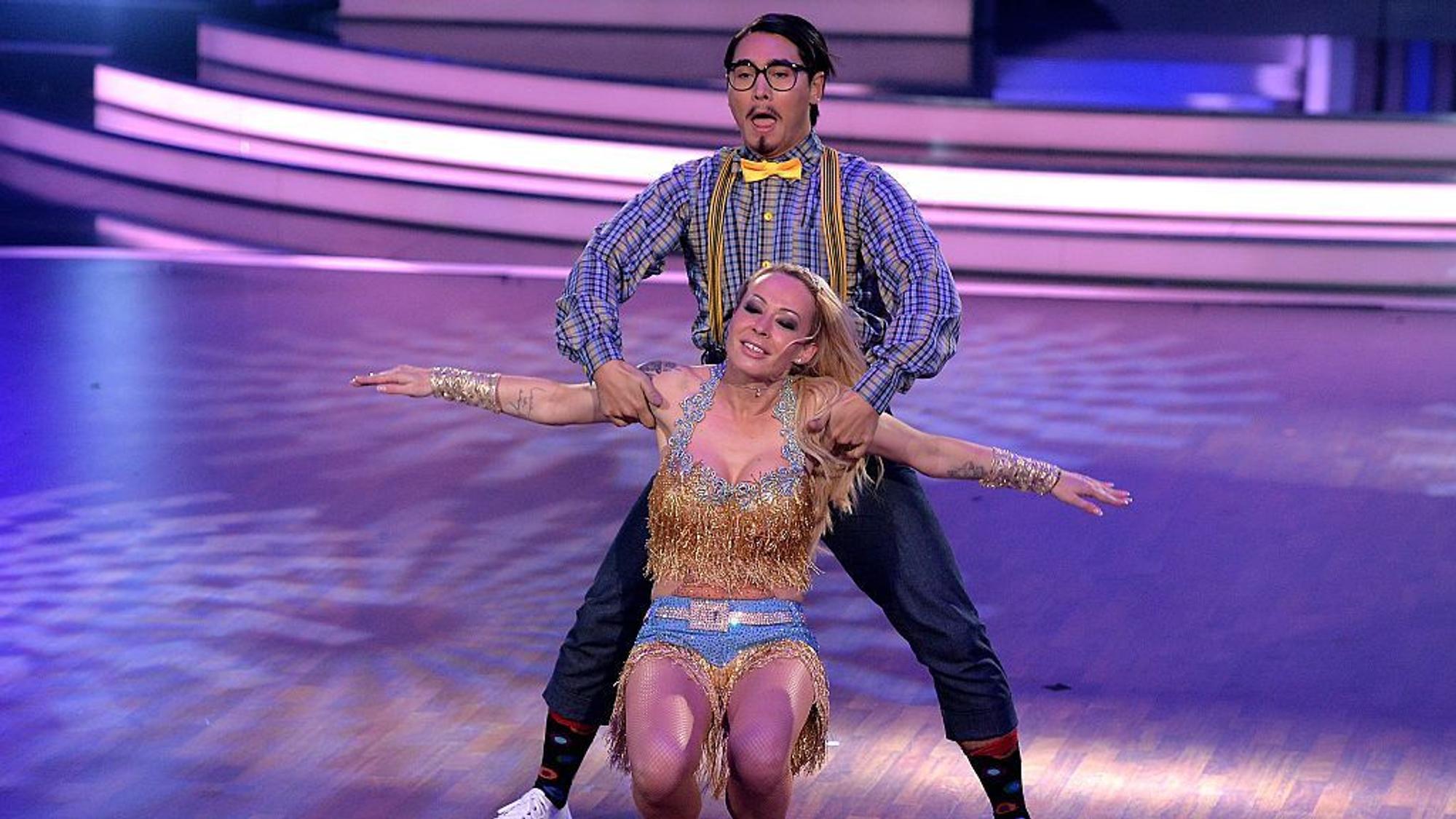 Cora Schumacher und Erich Klann am 20. März 2015 bei "Let's Dance" in Köln.