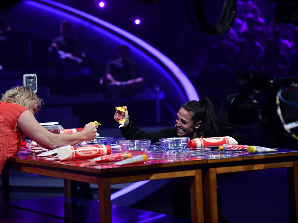Hilde Gerg und Elena Miras im Duell bei „Schlag den Besten“