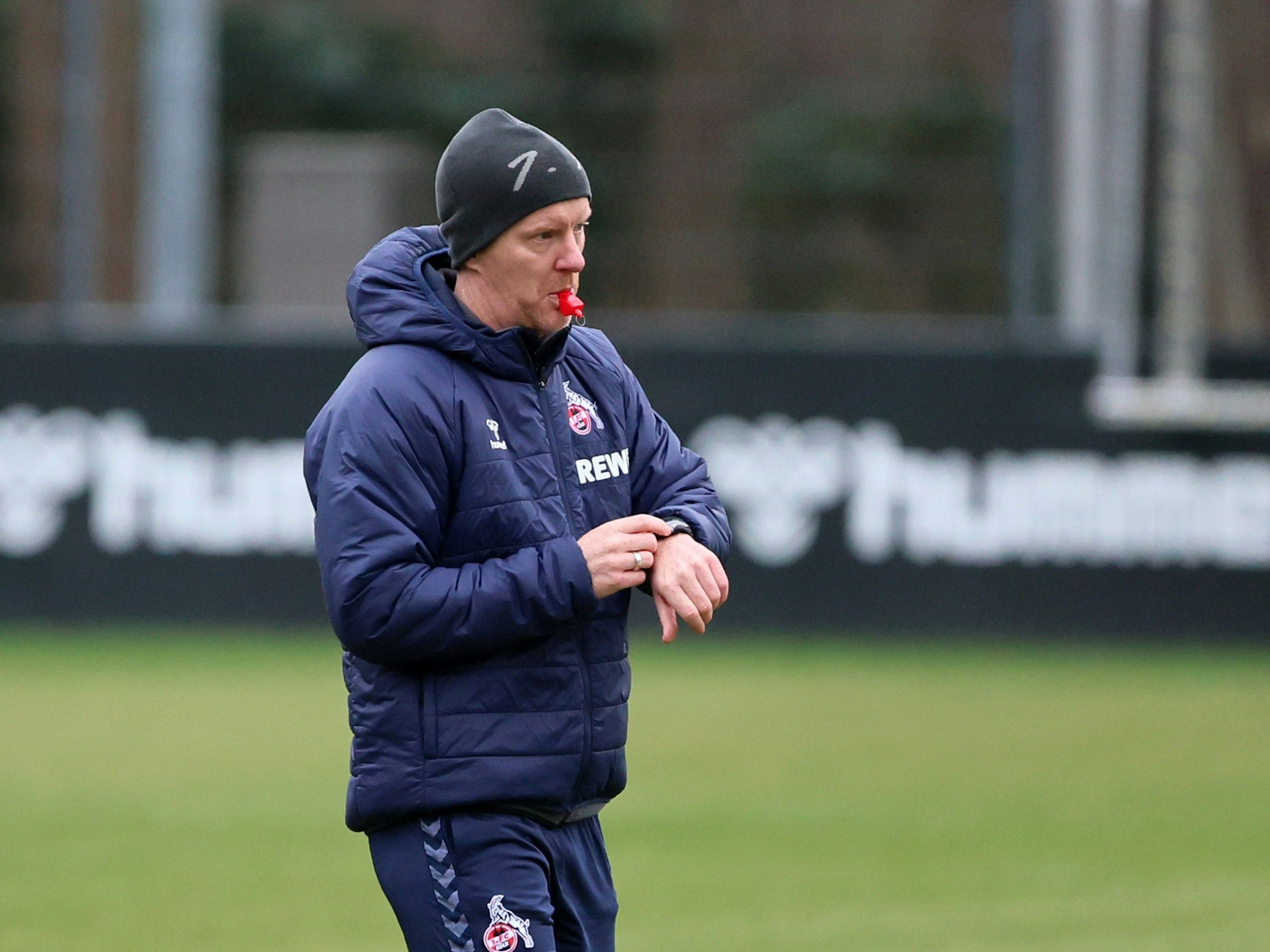 Timo Schultz beim Training des 1. FC Köln.