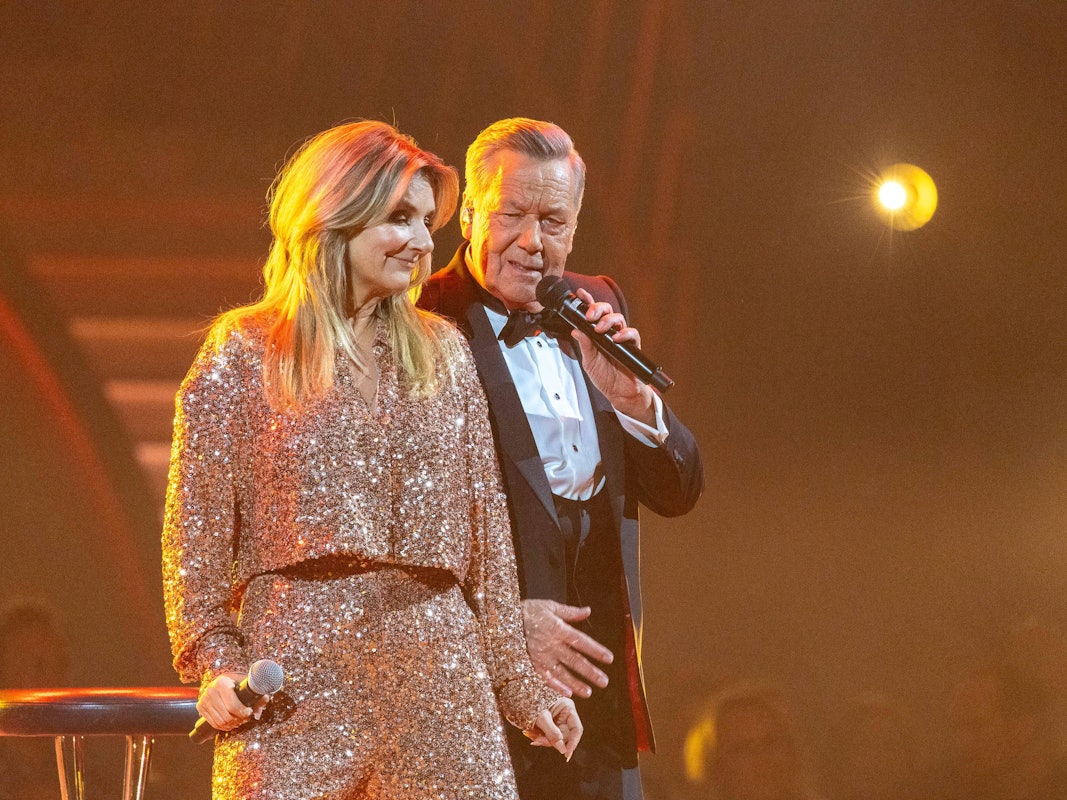 Kim Fischer im Rahmen der ZDF-Sendung von Giovanni Zarrella mit Roland Kaiser.