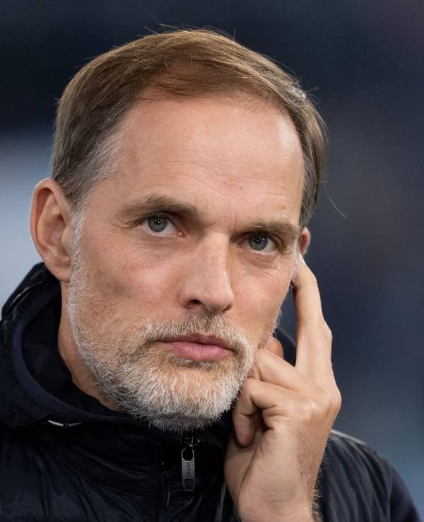 Thomas Tuchel bei einem TV-Interview.