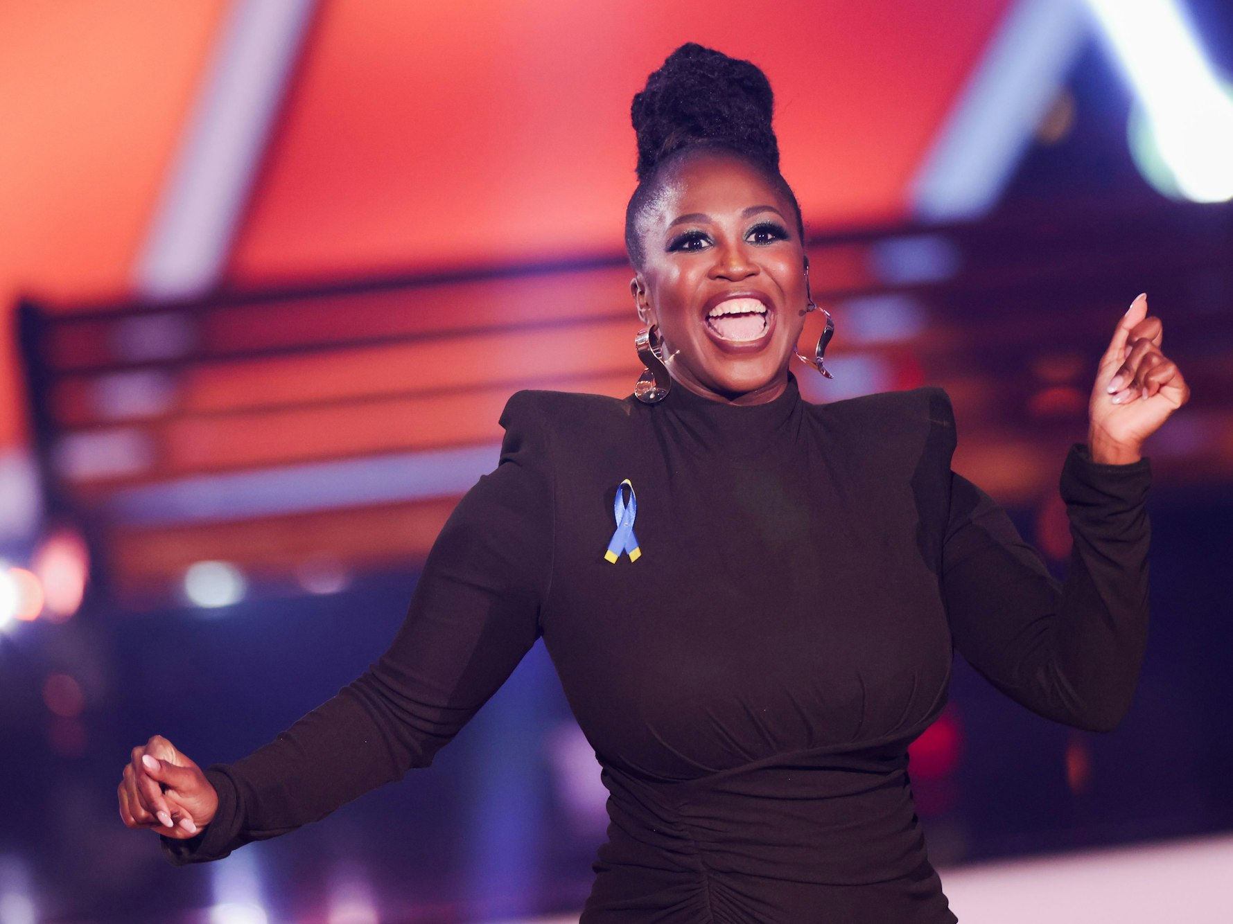 Motsi Mabuse in der RTL-Tanzshow „Let's Dance“ im Coloneum, hier im März 2022 in Köln.