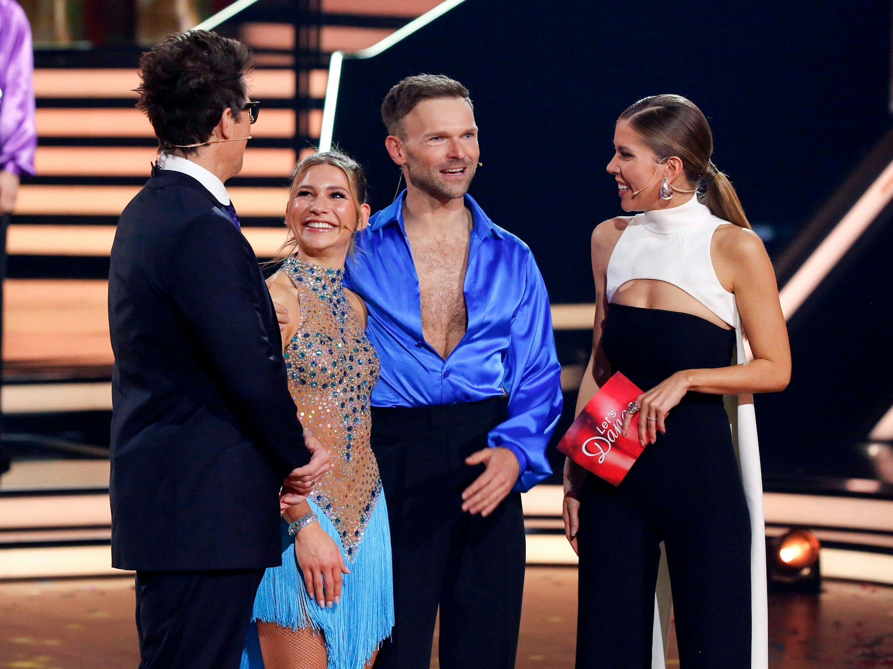 Daniel Hartwich, Jana Wosnitza, Vadim Garbuzov und Victoria Swarovski bei der Kennenlern-Show der 17. Staffel der RTL-Tanzshow Let s Dance im MMC Coloneum.